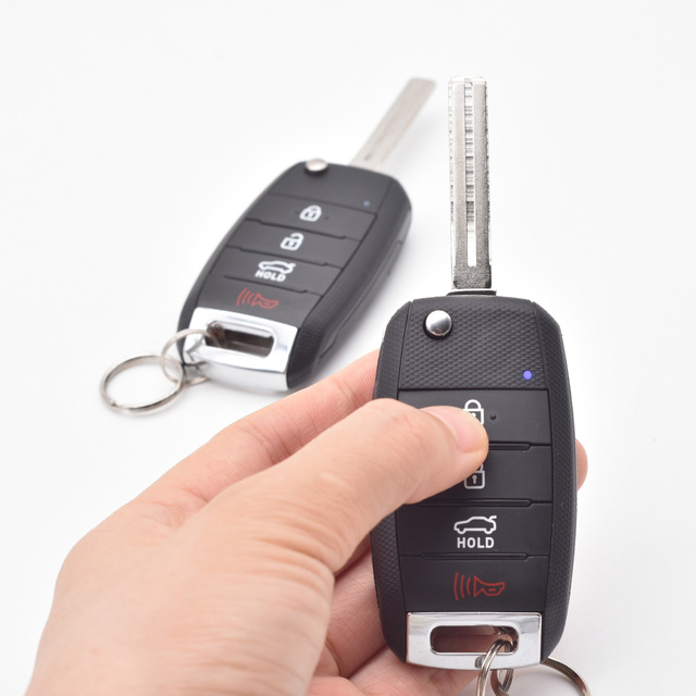 Universal Fixed Code Rolling Code 4 Button Keyless Entry Remote Key Shell Car Alarm Key Fobs