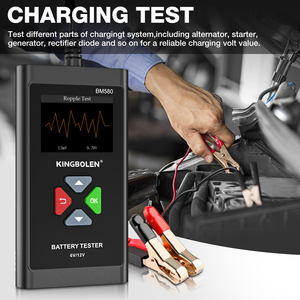 KING BOLEN BM580 Batterie kapazitäts tester <span class=keywords><strong>12V</strong></span> 6V Autobatterie ladegerät Werkzeuge Start-up-Stromkreis-Lade test - Product Image 6