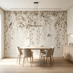 <span class=keywords><strong>Papier</strong></span> <span class=keywords><strong>peint</strong></span> mural floral pastoral neutre avec <span class=keywords><strong>oiseaux</strong></span>, <span class=keywords><strong>papier</strong></span> <span class=keywords><strong>peint</strong></span> 3D pour la maison, nouveau style chinois, <span class=keywords><strong>papier</strong></span> <span class=keywords><strong>peint</strong></span> en soie amovible et autocollant pour la maison et l'hôtel - Product Image 2