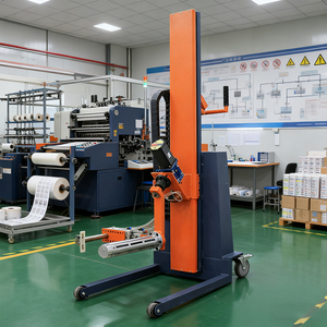 Darui L6 Automatische Papierrolverplaatsing 450W Tandwielrol Etiketten Elektrische Rotatiehefmachine - Product Image 2