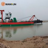 Machine de dragage de sable fluvial, drague à or, drague à succion, moteur diesel, 6 pouces, 24 pouces, utilisée pour les rivières et les océans