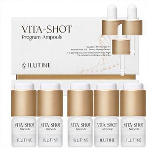 Ampolla Iluminadora y Blanqueadora con Ácido Hialurónico Líquido y Vitamina C Estabilizada para Piel Opaca, Recuperación de Luminosidad Facial, Rápida Absorción - Product Image 1