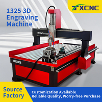 Routeur CNC 4 axes avec axe rotatif, machine de gravure 3D pour bois et pierre, machine de sculpture sur cylindre, machine CNC