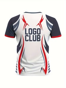 Custom V-neck <b>T</b>-shirts customizable men's sports <b>T</b>-shirts - front and <b>back</b> printed factory produced customization available F10 - Product Image 2