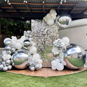 TianYi TechBig Esferas Brillantes Metálicas, Globos Navideños Gigantes Inflables de PVC, Globos Espejo Gigantes para Decoración - Product Image 3