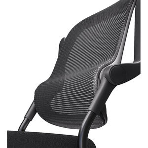 Vente en gros de chaise pliante de salle de réunion respirante en maille noire chaise de bureau de formation empilable - Product Image 4
