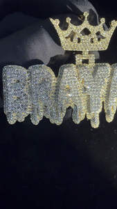 Colgante de Letra con Diamantes de Lujo de Alta Gama, Elaborado con Precisión, Accesorio Personalizado Más Vendido para Amantes de la Joyería de Moda - Product Image 3