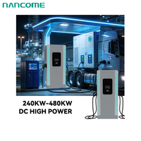Stations de Recharge pour l'Électrification des Flottes NANCOME, Puissance de Sortie 240-480 KW, Tension 200-1000V, pour les Flottes à Longue Portée et Régionales