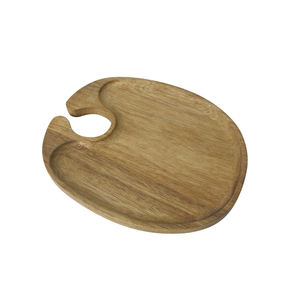 בית טבעי הסיטונאי מיני acacacia לוחית צלחת הגשה לוח עם בעל זכוכית יין - Product Image 1