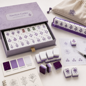 Ensemble de Mahjong américain personnalisé avec emballage à marque privée OEM ODM Fabricant de Mahjong en acrylique - Product Image 6
