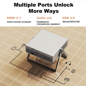 Mới nhất B11 rạp hát tại nhà không dây Android 12.0 thông minh chiếu nhà sử dụng Wi-Fi chiếu di động thông minh Android video chiếu - Product Image 3