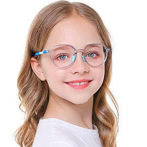 Montura de <span class=keywords><strong>gafas</strong></span> de bebé Classic Oval TR90 Marco óptico para niños Adolescentes Deporte Anti Blue Light <span class=keywords><strong>Gafas</strong></span> Patrón sólido - Product Image 5