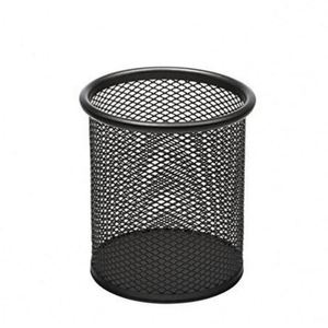 Round Mesh Pen Cup Metal Pencil Holder for Desk <b>Office</b> Pen Organizer - Product Image 1