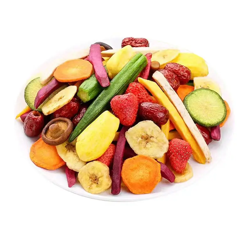 Venta caliente China frutas secas deliciosas frutas secas congeladas verduras bocadillo saludable Comida instantánea