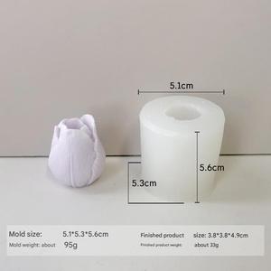 Precio de Fábrica al por Mayor: Moldes de Silicona 3D para Velas Aromáticas, Flores y Velas de Yeso/Hormigón, Herramientas para Pasteles - Product Image 4