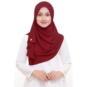 Z-Factory Venta directa <span class=keywords><strong>Nikab</strong></span> 70 "X 180" Bufanda de seda de gasa ligera suave Abaya Venta al por mayor Hermoso chal de gasa - Product Image 1