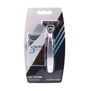 Maquinilla de Afeitar Baili de Tres Cuchillas para Depilación y Afeitado, con 5 Recambios de Cuchillas y Cartuchos Reemplazables - Product Image 2