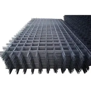 Welded rebar 6x6 10x10 wire mesh Hot rolled HRB400 HRB500 Steel concrete reinforcing welded iron rebar mesh sheet