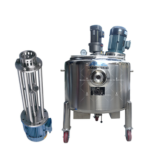Tanques mezcladores de 500L, 1000L, 2000L con homogeneizador y mezclador, tanque mezclador de alto cizallamiento - Product Image 4