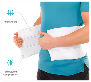 Faja Postparto HKJD, Banda Abdominal, Faja Postoperatoria, Cinturón Lumbar de 12 Pulgadas de Ancho para Hombres y Mujeres - Product Image 3