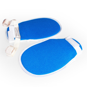 ถุงมือรัดแขนสีน้ำเงินพร้อมสายรัดสำหรับถอดท่อ ใช้ในทางการแพทย์ - Product Image 3