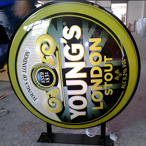 Hộp đèn hình cầu xoay 360 ° dễ lắp đặt và phù hợp để treo quảng cáo trong nhà hàng, cửa hàng và quán cà phê - Product Image 4