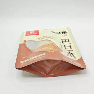 Logotipo personalizado 100g PE Embalaje de plástico Bolsa de barrera de aire de grado alimenticio Bolsa sellada en 3 lados para nueces Productos secos - Product Image 3