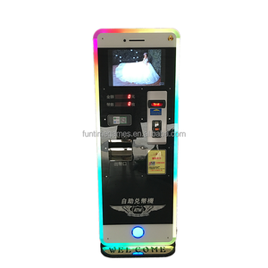 ตู้หยอดเหรียญแบบบริการตนเองพร้อมบัตรเครดิต/ใบเสร็จเพื่อแลกเปลี่ยนโทเค็นสำหรับศูนย์อาร์เคด - Product Image 4