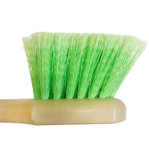 नरम हरे रंग की कार पहिया ब्रश विस्तार धोने सफाई ब्रश के साथ प्लास्टिक संभाल - Product Image 4