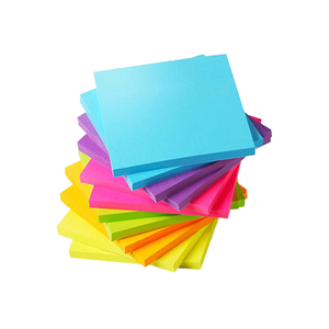 1 bloc-notes autocollant créatif de 3 x 3 pouces, facile à utiliser, amovible, réutilisable, personnalisable - Product Image 1