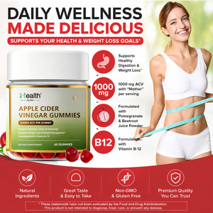 Gomitas de Vinagre de Sidra de Manzana con Madre (ACV) Keto B12 para el Sistema Inmunitario y Digestivo, Detox y Control de Peso, Veganas, Marca Privada OEM de Fábrica de EE. UU. - Product Image 2