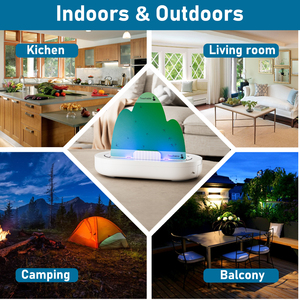 Trampa de pegamento UV para plagas voladoras, seguro y eficaz Plug in Bug Zapper para uso en interiores en salas de estar y oficinas - Product Image 2