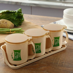 ZB0653 Kotak Bumbu Serat Bambu Satu Sekat, Dua Sekat, Tiga Sekat dengan Sendok Plastik, Stoples Garam Lipat, Stoples Peralatan Dapur Minimalis - Product Image 4