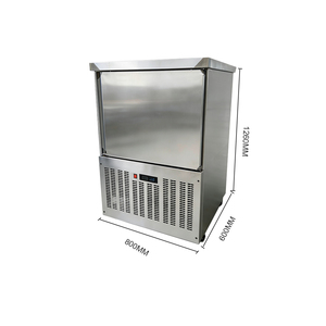 Congélateur à blast commercial à 3 bacs pour viande et fruits de mer, refroidissement rapide et maintien de la fraîcheur - Product Image 2