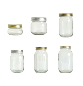 <strong>Wholesale</strong> Mini Wide Mouth 8 <strong>oz</strong> 16 <strong>oz</strong> <strong>32</strong> <strong>oz</strong> Empty Glass 4oz <strong>Mason</strong> <strong>Jar</strong> with Bamboo Lid - Product Image 6