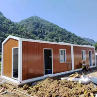 Maisons conteneurs extensibles de luxe de 40, 30 et 20 pieds avec design moderne, salles de bain noires et designs pliables pour usage familial ou hôtelier