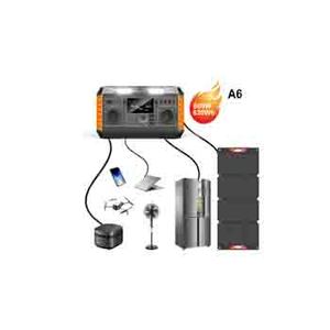 Estación de Energía Portátil de Onda Sinusoidal Pura con Batería de Litio de 600Lithium, 520Wh, Panel Solar, Linterna, Iluminación LED de 4W, MPPT, Carga Inalámbrica - Product Image 1