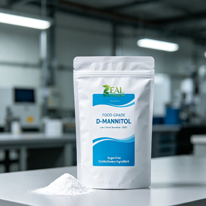 D-Manitol Grado Alimenticio, Grado Farmacéutico, Grado Inyectable, Grado Oral, Edulcorante CAS 69-65-8 E421, Alcohol Saccarídico Bajo en Calorías, No Higroscópico - Product Image 2