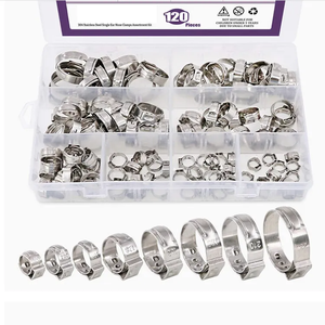 Bộ kẹp ống đơn 80 chiế<span class=keywords><strong>c</strong></span>, <span class=keywords><strong>c</strong></span>ó thể điều chỉnh, bằng thép không gỉ, dùng cho ống thủy lự<span class=keywords><strong>c</strong></span>, nhiên liệu, phụ tùng ô tô - Product Image 4