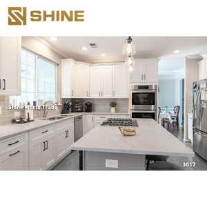 Lastra Grande in <span class=keywords><strong>Quarzo</strong></span> Artificiale Calacatta Bianco Stile Moderno per Top Cucina e Bagno, Design Ispirato alla Via della Seta, Disponibile Modello 3D per Hotel - Product Image 6