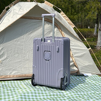 Juego de Maletas de Gran Capacidad de 20 y 24 Pulgadas, Nuevo, al por Mayor, Apto para Campamentos al Aire Libre, Vacaciones Familiares, Maleta con Ruedas Multifuncional