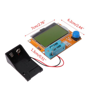 Mega328 Probador de transistores digitales Medidor de triodo de diodo de capacitancia de resistencia de MOS PNP NPN ICs - Product Image 4