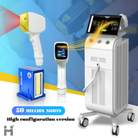 Mesin Penghilang Bulu Laser Diode 2026 Terbaru AI Hair Analysis Ice Platinum Titanium dengan Spot yang Dapat Diganti 755nm 808nm 940nm 1064nm