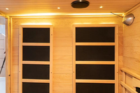 Sauna infrarouge avec luminothérapie rouge 3 personnes