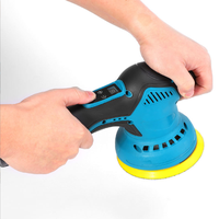 Polisseuse de voiture sans fil 12V 380W avec plateau de 125 mm - Outil de polissage et de ponçage portatif tout-en-un à batterie lithium