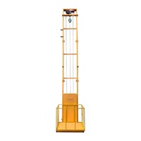 Plataforma Elevadora Hidráulica para Mercancías, Elevador de Carga Vertical Hidráulico Montado en la Pared para Almacén