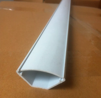 Canal d'angle en PVC pour câbles électriques, gaine de câblage en PVC