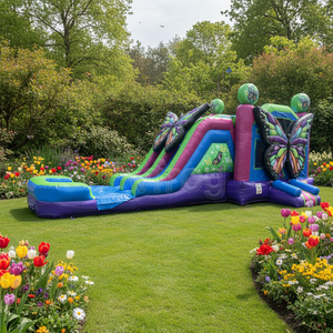 Château gonflable de style bloc avec toboggan, château de saut géant pour enfants, <span class=keywords><strong>parcours</strong></span> d'obstacles gonflable géant pour fêtes et <span class=keywords><strong>jardin</strong></span> - Product Image 4