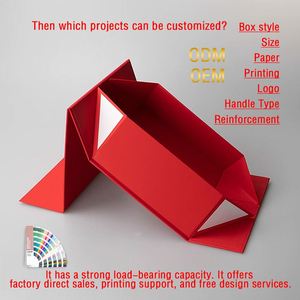 Custom Logo Biodegradable Recyclable Luxury <b>Extra</b> <b>Large</b> Packaging Collapsible Folding <b>Gift</b> Magnetic Closure Rigid Paper <b>Box</b> - Product Image 5