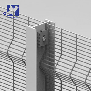 Valla Curva Anti-Escalada 358 de Acero Galvanizado con Revestimiento de PVC, Diseño Moderno <span class=keywords><strong>para</strong></span> Parques, Jardines, Seguridad Residencial y Comercial - Product Image 1